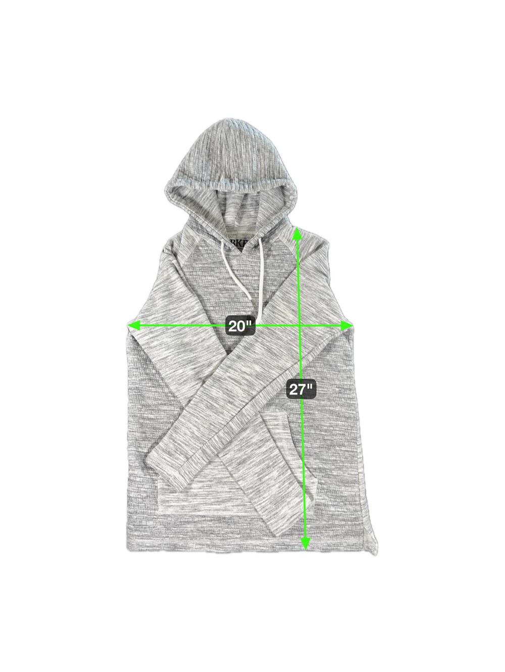Buckle BKE PX Quilted Textured Hoodie Sweatshirt Men's Preppy Grunge Active M - Picture 3 of 8